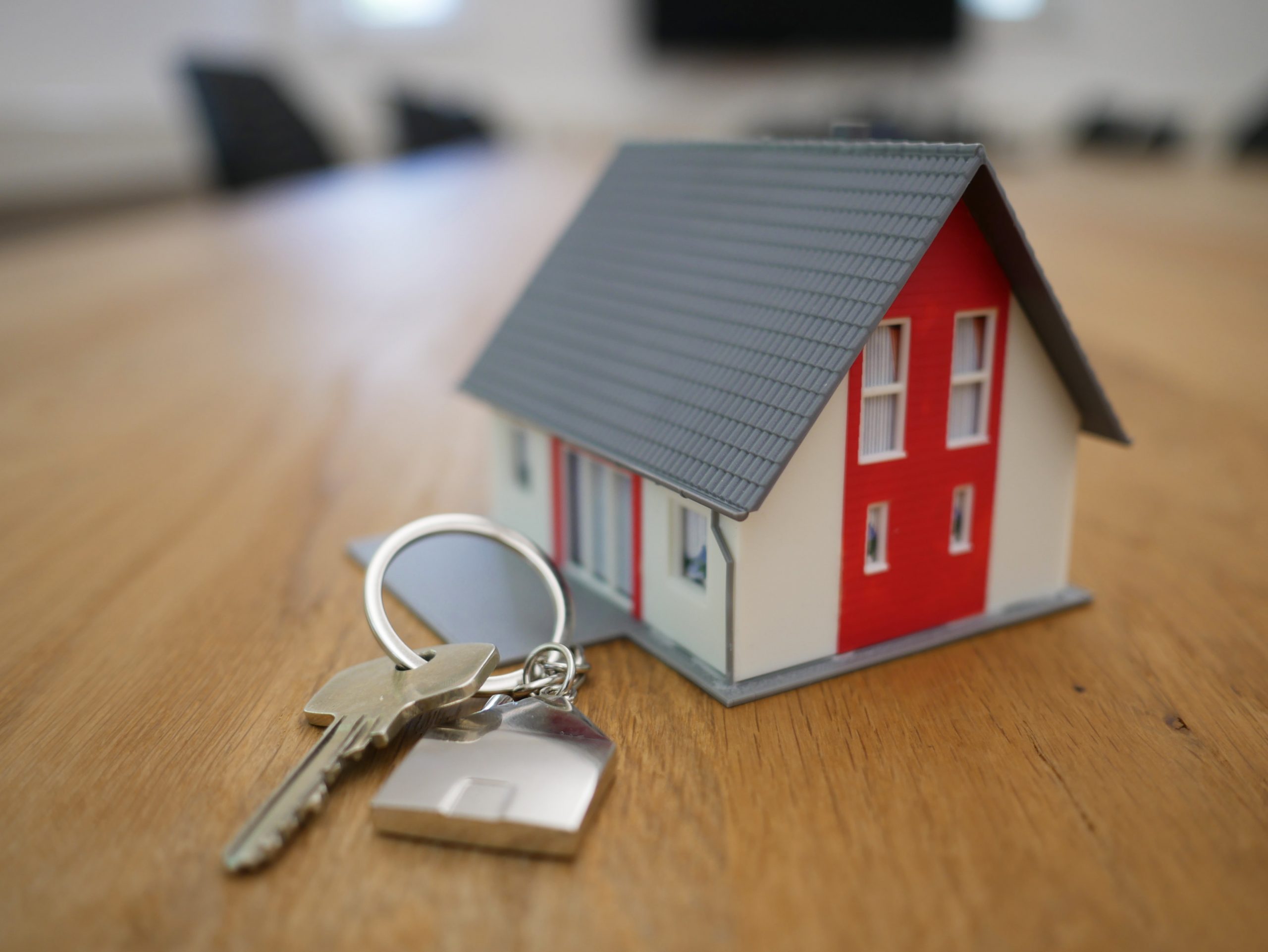 A house and key